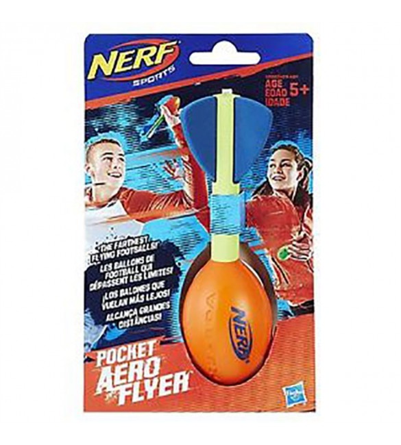 NERF N-Sports Pocket Aero Flyer Football Assortment 
